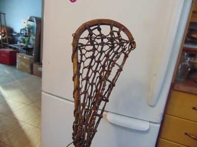 vintage  Lacrosse wooden stick   nice    /# 6926