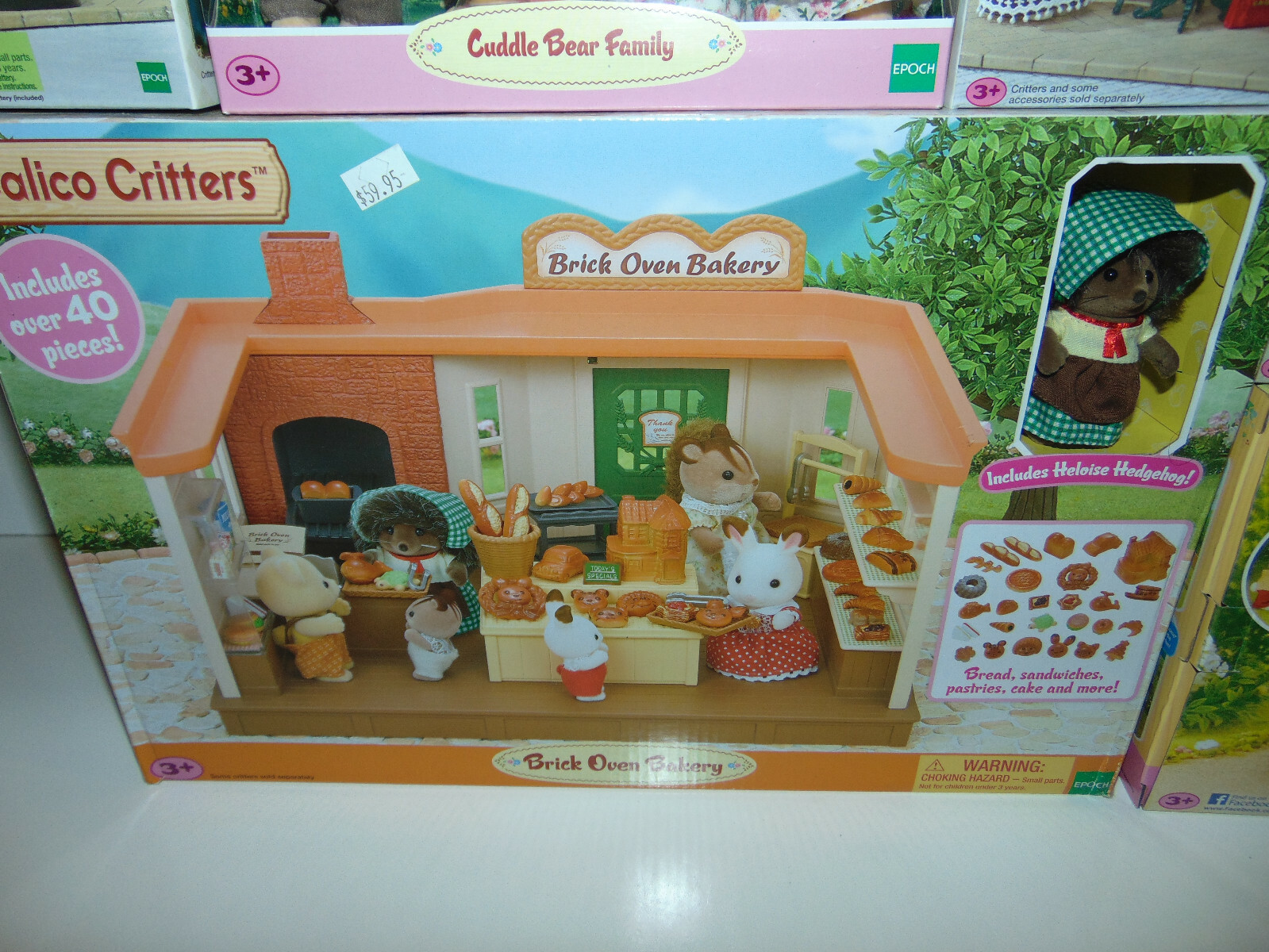 Calico Critters Bakery/Family/Cruiser/Light/Tea/Cello/Boutique HOUSE LOT * NEW *