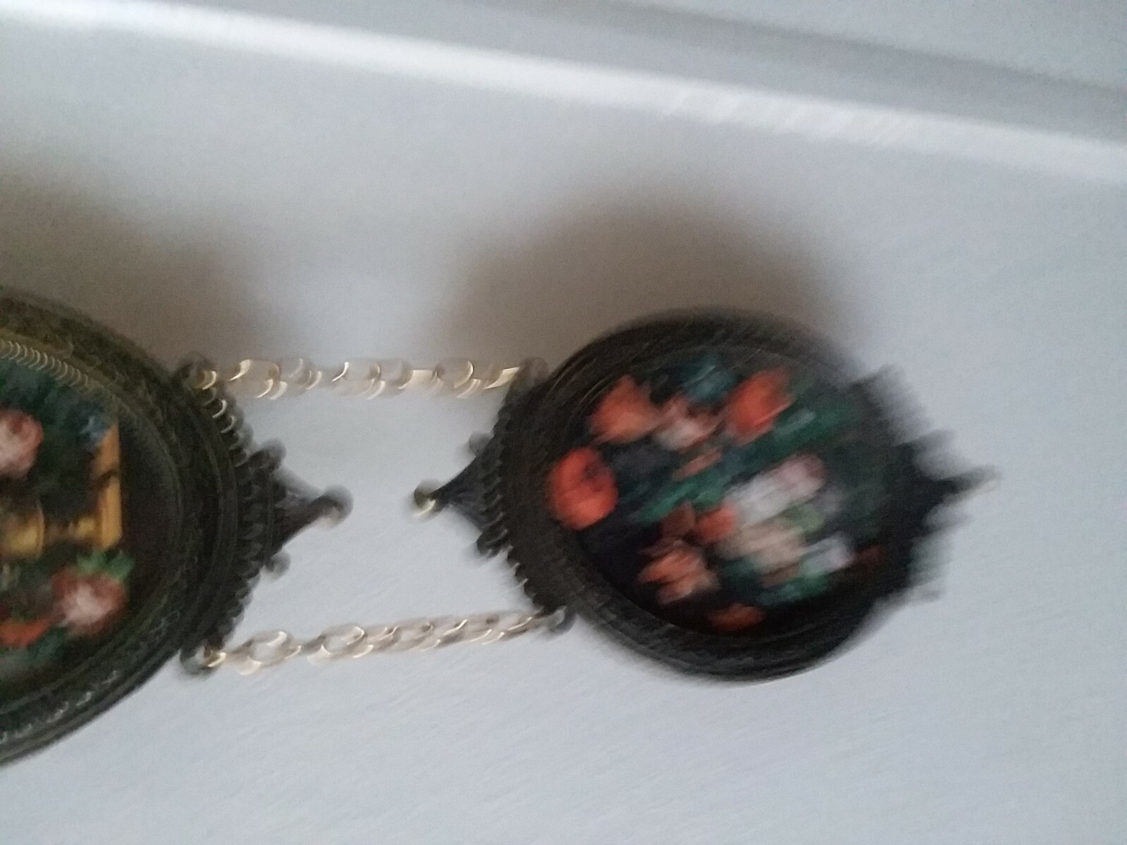 3 Vintage Metal Picture Frames Ornate 20