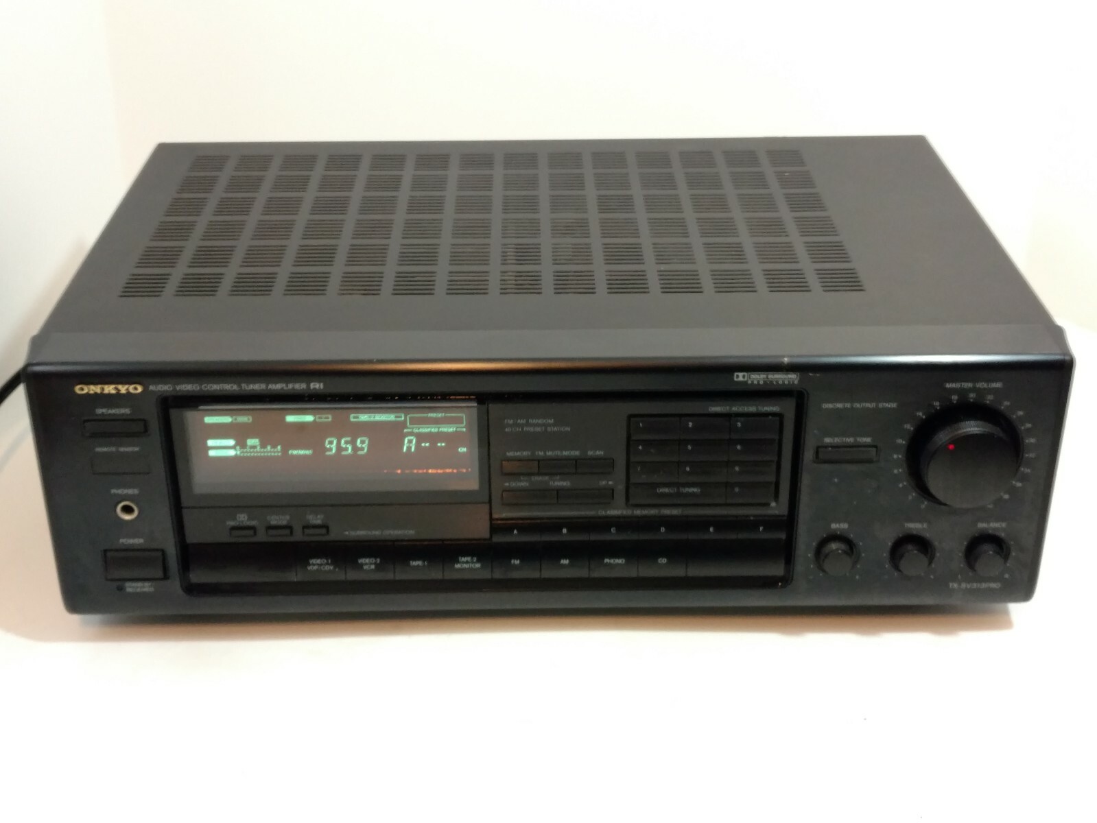 AVアンプ ONKYO AVDIGITAL SURROUND AMPLIFIER ONKYO AUDIO VIDEO Control TUNER AMPLIFIER TX-SV313PRO 5.1