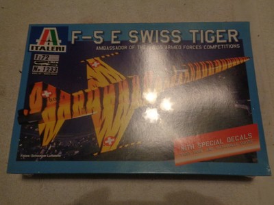 ITALERI 1233 F-5 E SWISS TIGER ARMED FORCES 1/72 Scale Sealed Kit