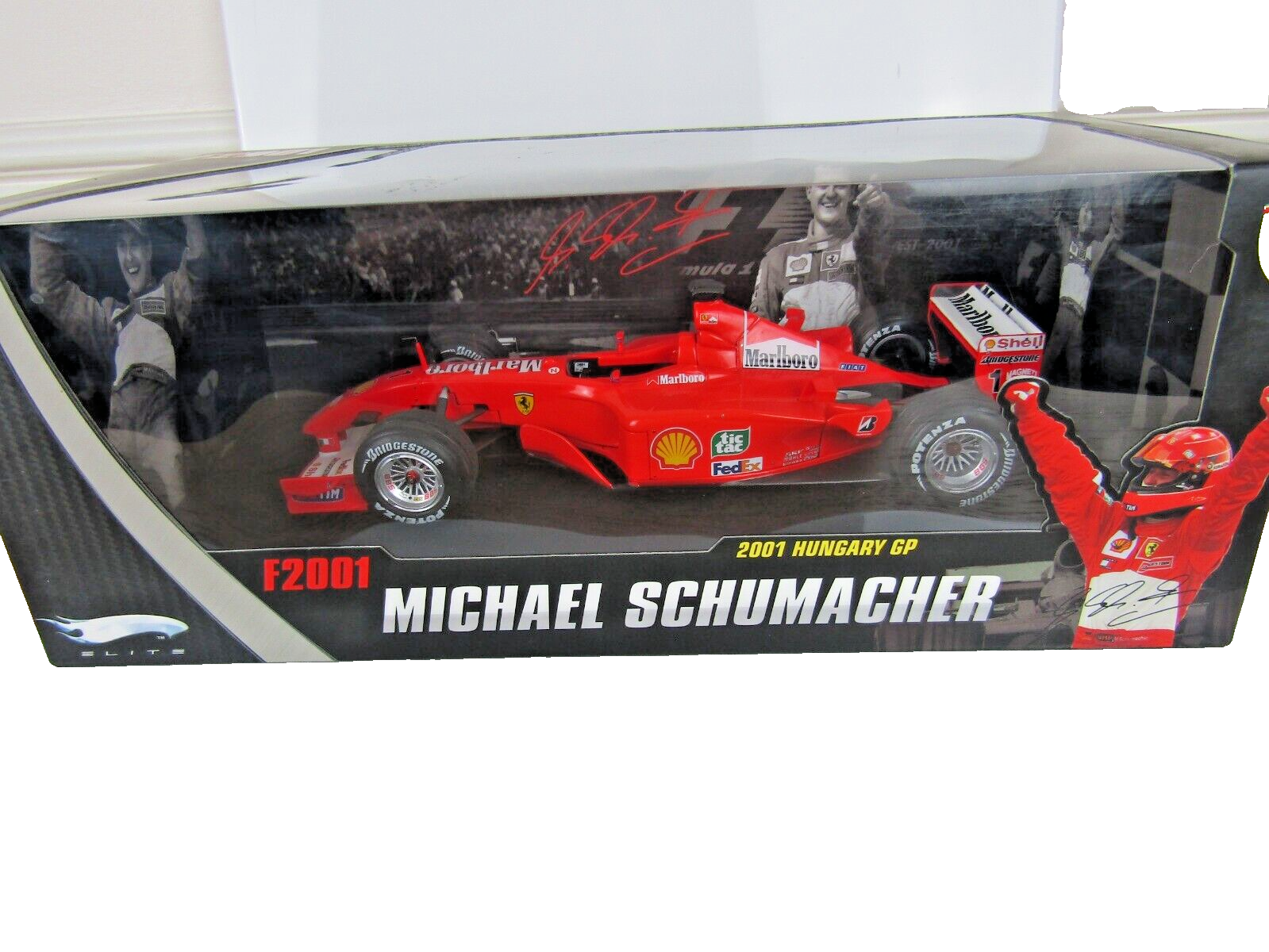 No338ミニカー1/12MICHAEL SCHUMACHER FERRARI No338 Minicar 1