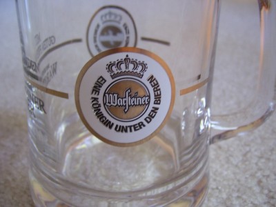WARSTEINER .04L GLASS MUG
