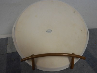 Cute Vintage Nippon Hand Painted Small Tray Little Handles Trinket Floral