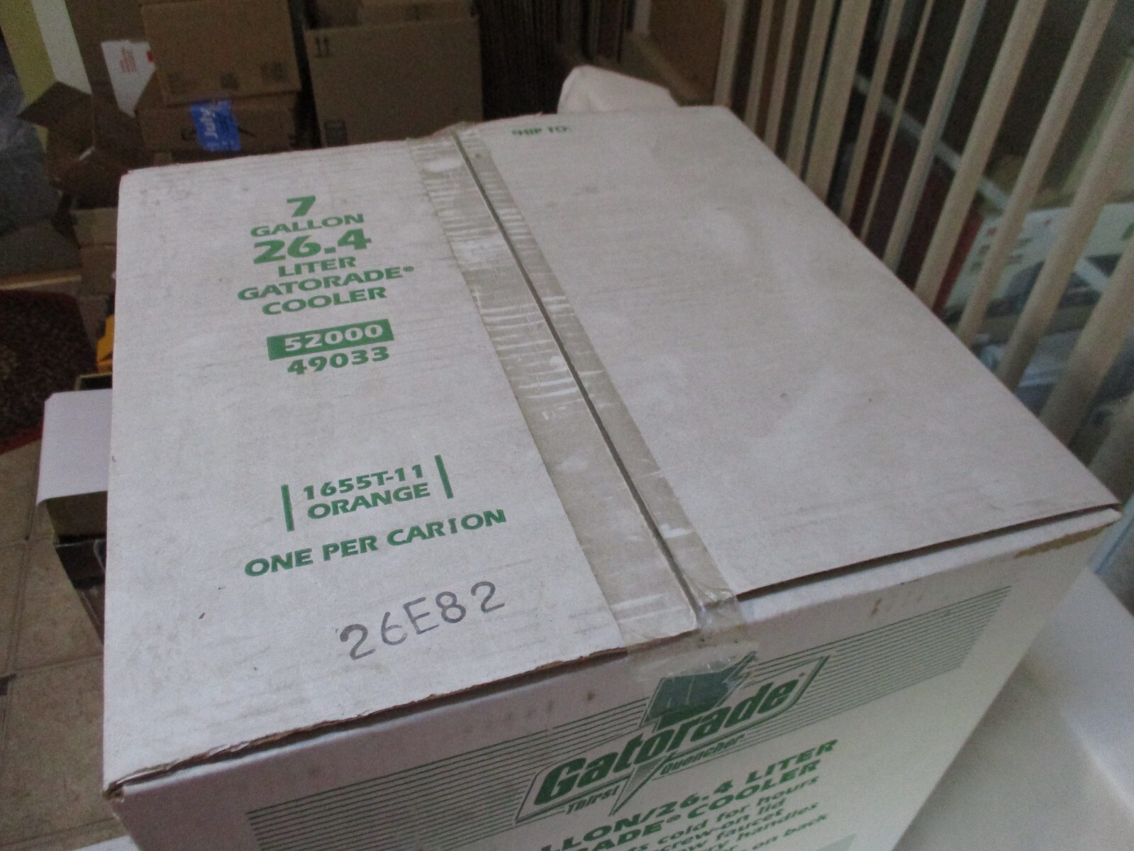 New Old Stock - Vintage 1990s Gatorade 7 Gallon Cooler - #1655T-11