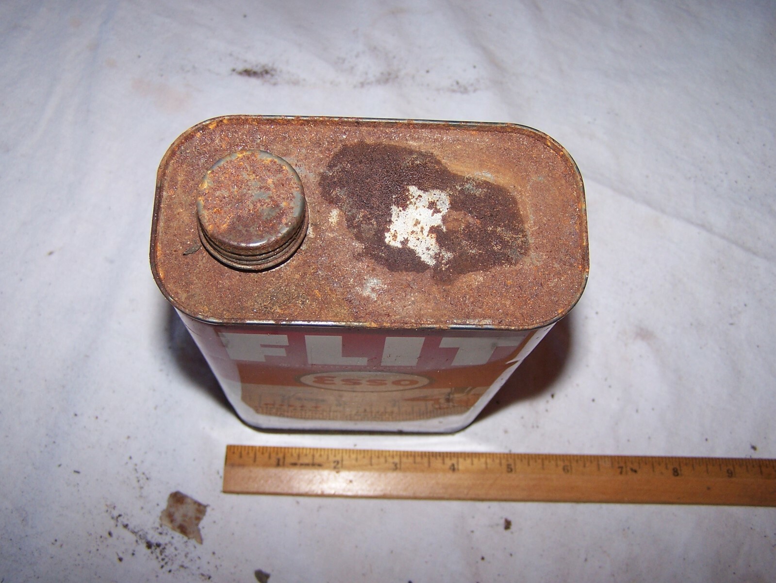 Vintage ESSO FLIT Can That Held Insecticide To Refill Bug Sprayers
