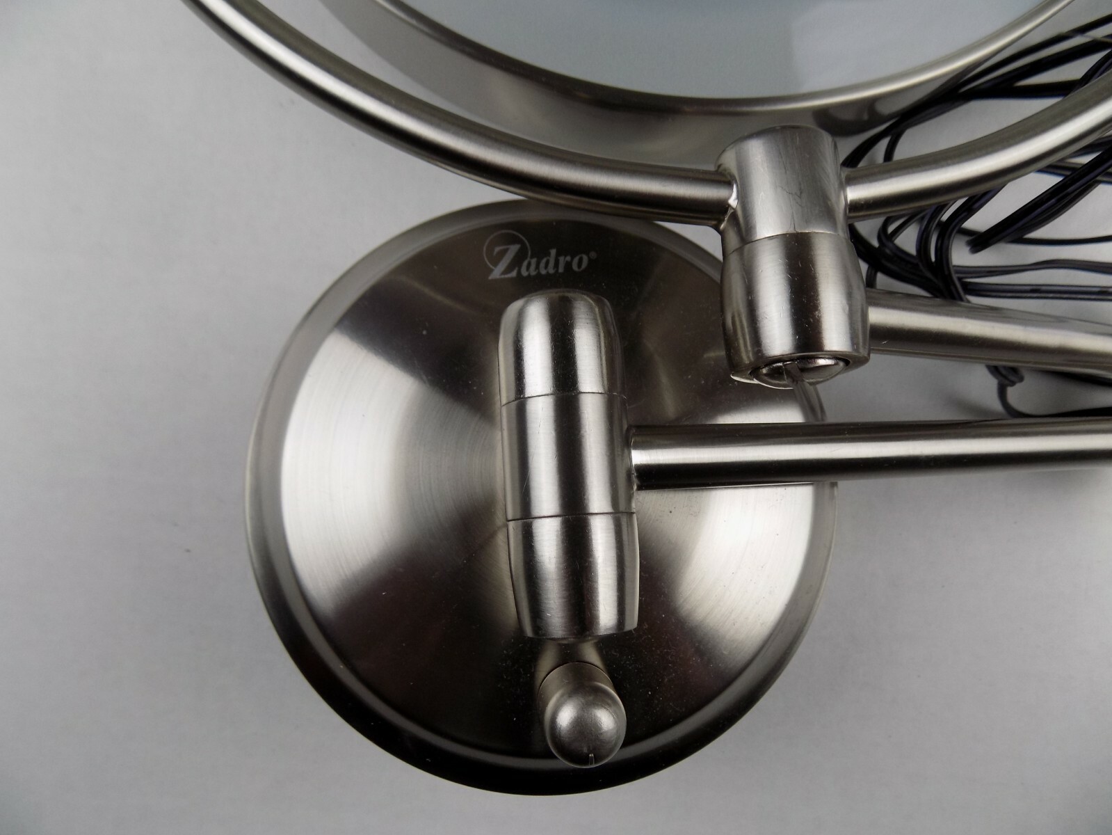 Zadro Bright LED Light Luminous Wall Mount Mirror Dual Magnifications 1X 10X