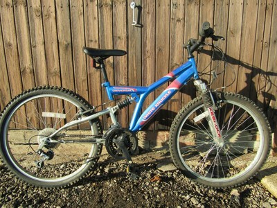 Universal White Knuckle Boys Girls Full Dual Suspension Mountain Bike Bicycle 