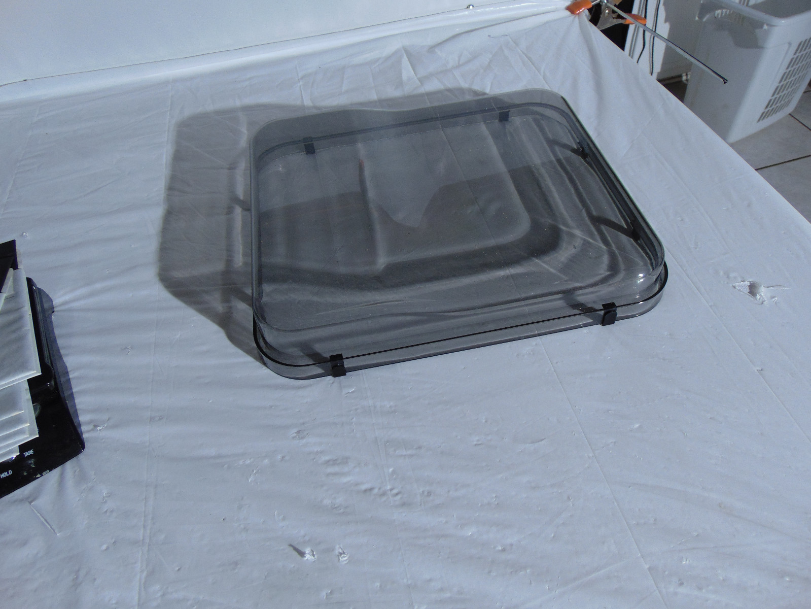 Vintage Unbranded Smoke Dust Cover 16 x 14