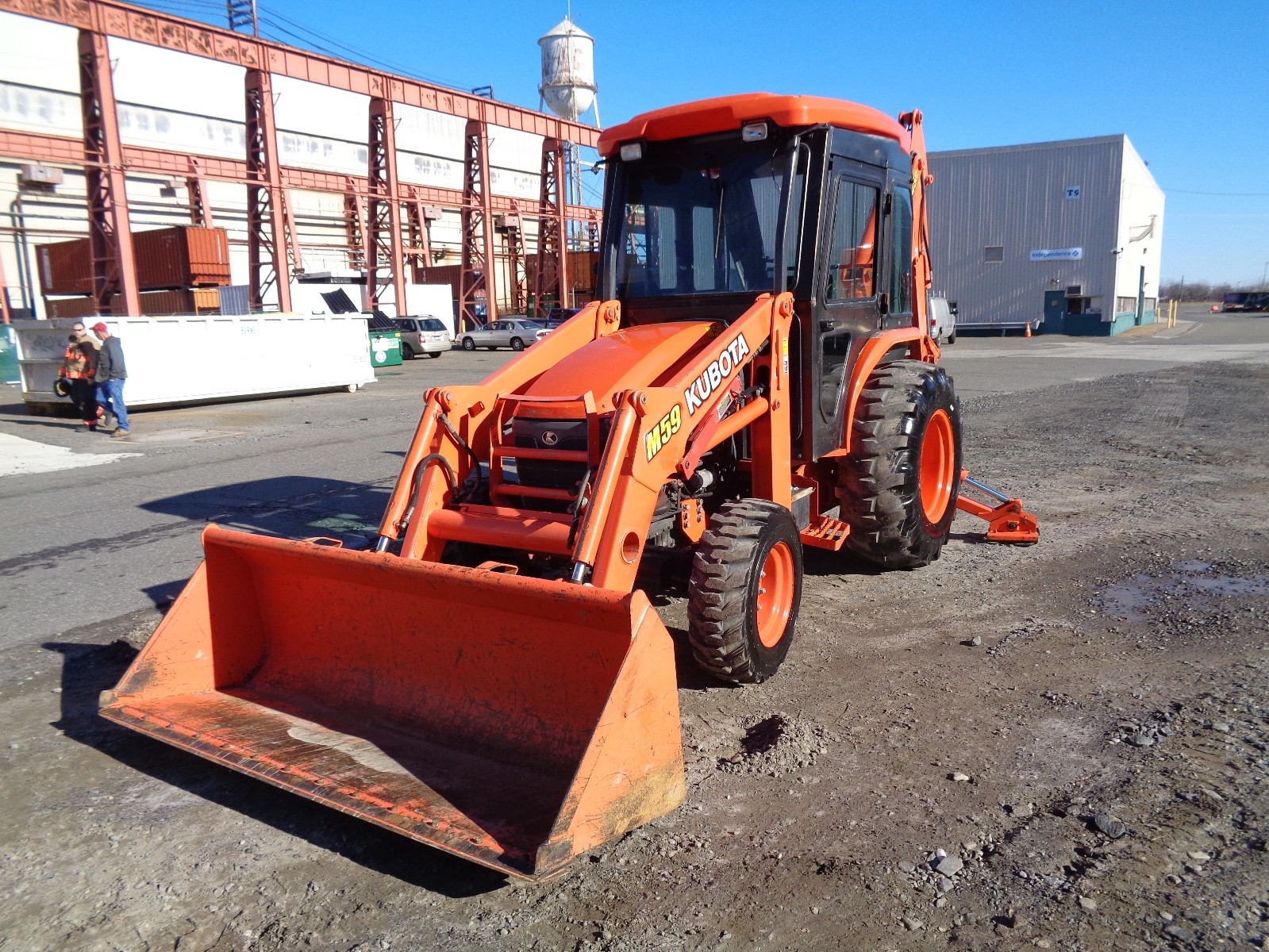 Kubota M59 Wheel Loader  Backhoe  - 4x4 - Diesel - Enclosed Cab