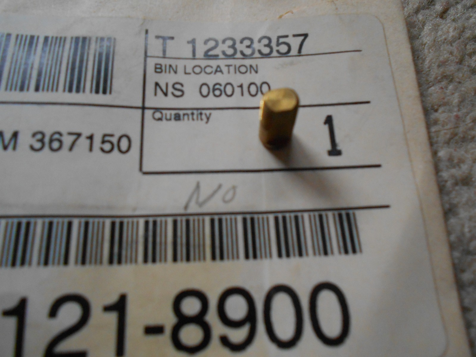 NEW OEM STIHL String Trimmer Carburetor Lever Pin FS 80/AV 4112-121-8900 brass