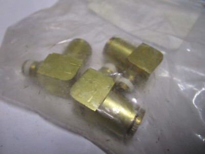 3/8'' Tube x 1/8'' Male NPT Brass DOT Push-to-Connect Male Swivel Elbow QTY 3