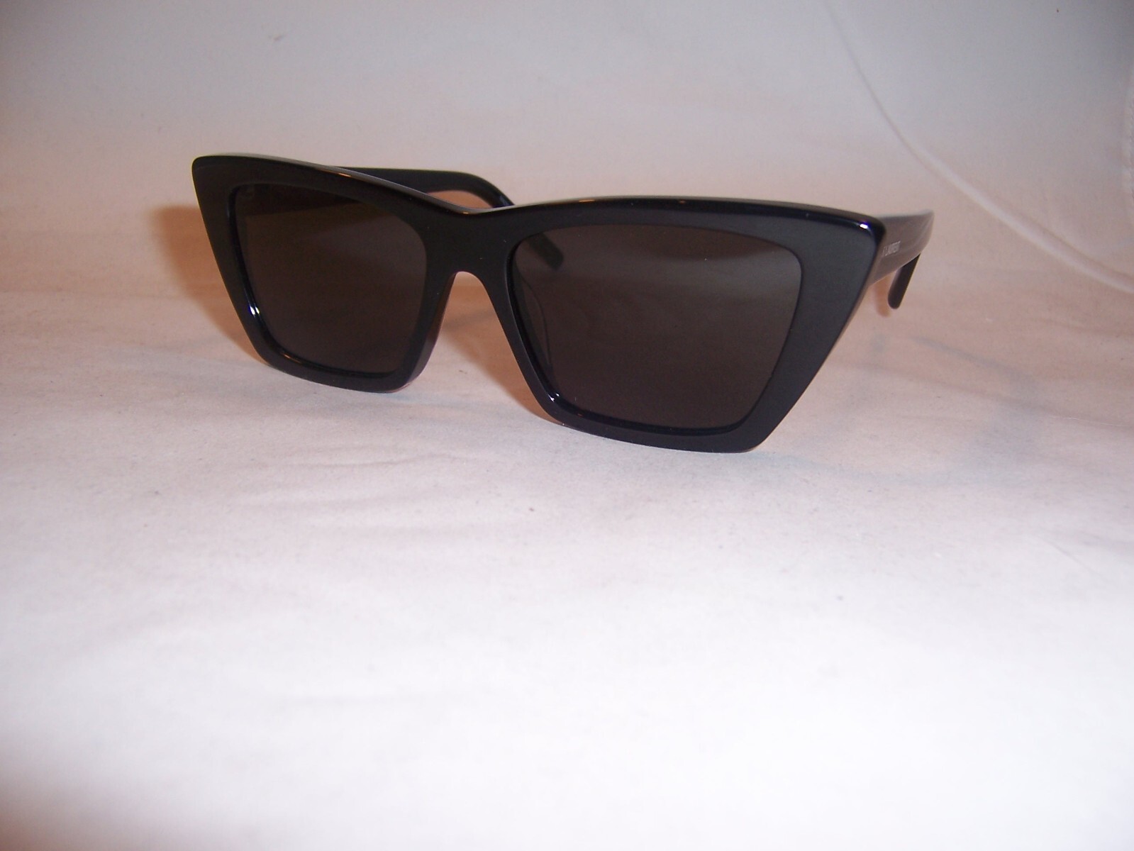 Pre-owned Saint Laurent Sunglasses Sl Sl 276 Mica 001 Black/gray 53mm Authentic
