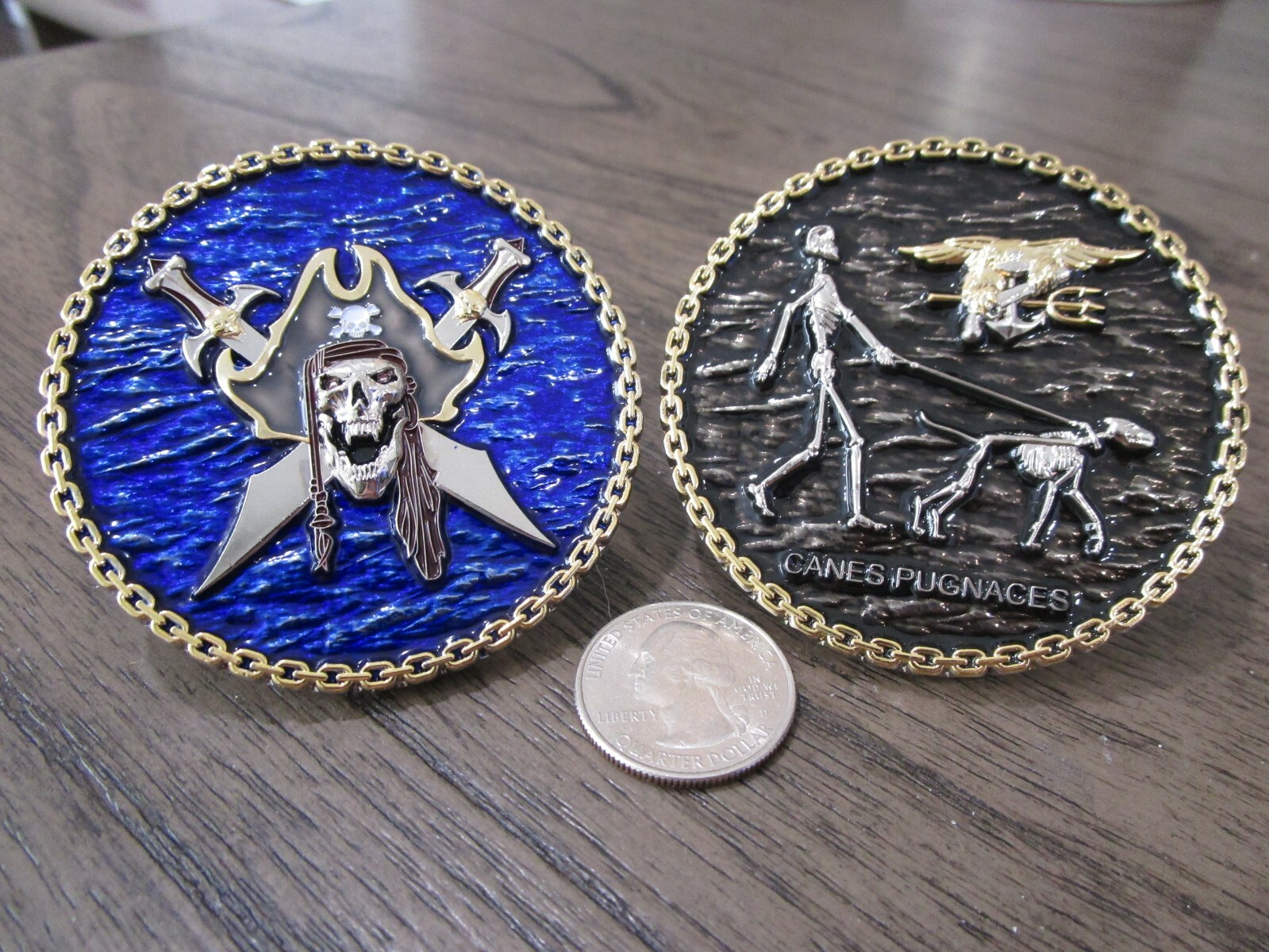 ネイビーシールズ　SEALS コイン Navy Seal Team Six K9 Blue Squadron SEALS DEVGRU Challenge