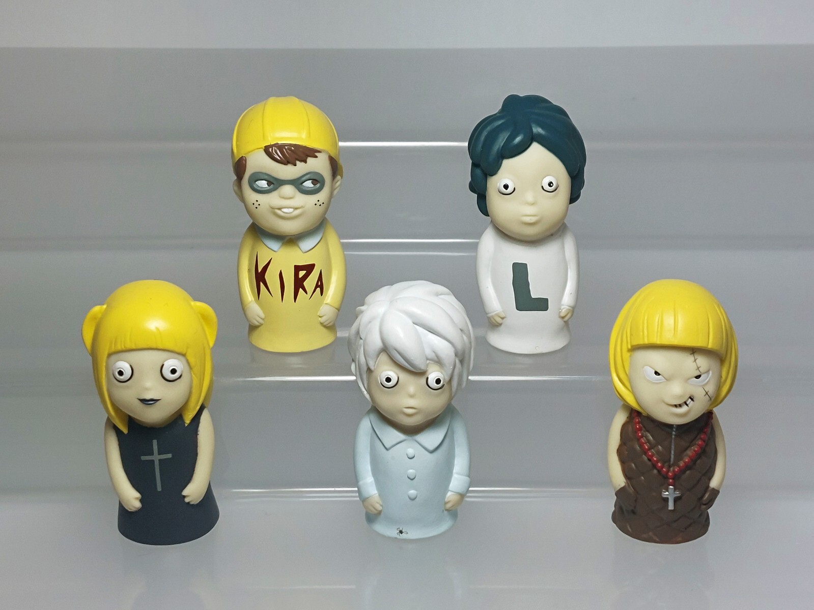 Death Note Finger Puppet Figure Set Misa Near Kira L Mello