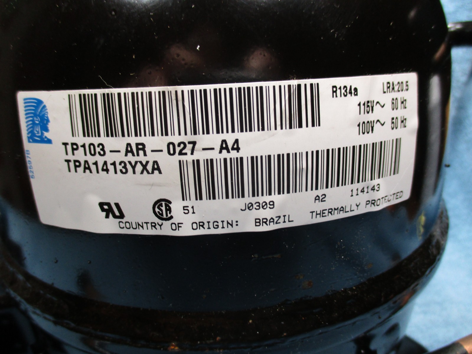 216894100 Frigidaire Kelvinator Crosley Freezer Compressor New