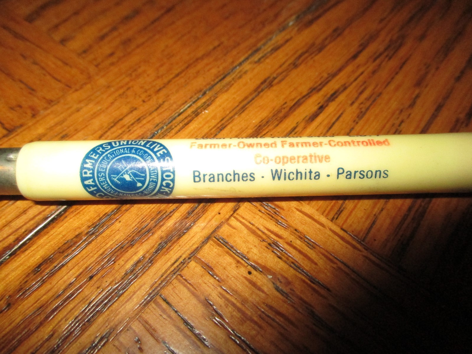 Old Bullet Pencil Farmers Union Livestock Commission Kansas City,  Missouri