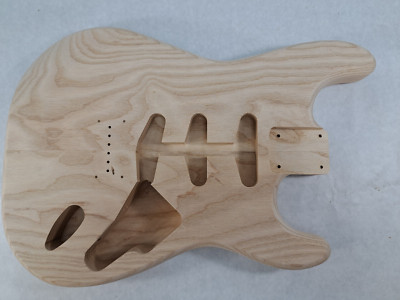 Ash SSS Hardtail guitar body - fits Fender Strat Stratocaster necks J1834