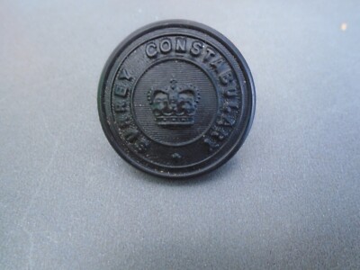 Surrey Constabulary Tunic Uniform Button  1 X 25mm