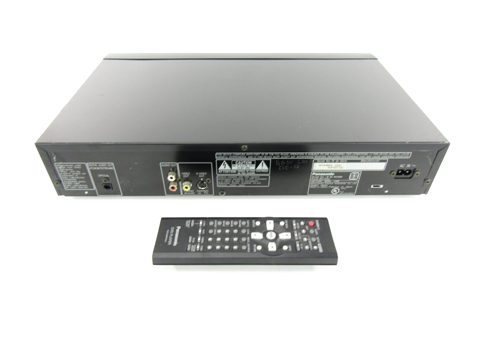 ★パナソニック　Panasonic ＤＶＤ／ＣＤプレーヤー DVD-RV20 Panasonic DVD-RV20 DVD/CD VIDEO/CD Player w/ Remote Control