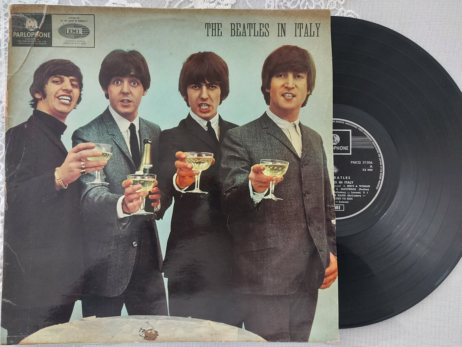 【美品】ザ・ビートルズ ビートルズ・イン・イタリー VINYL LP 12