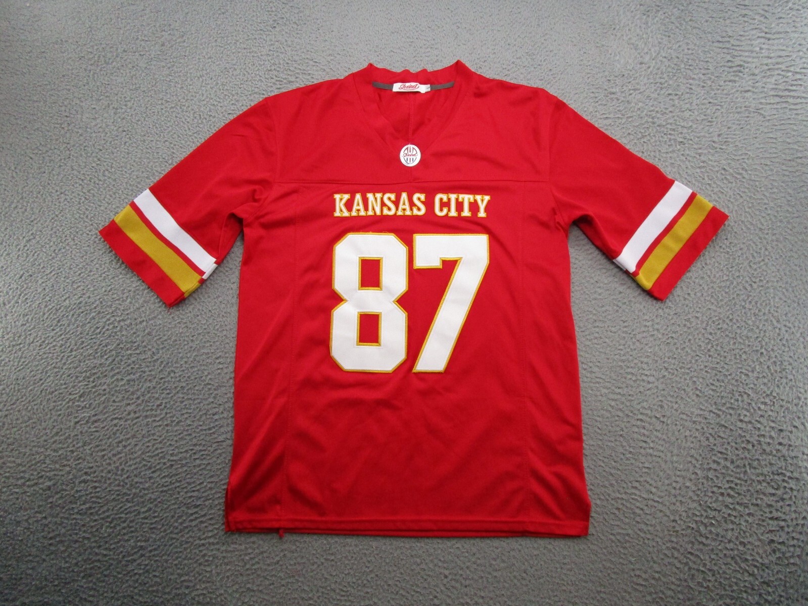 Kansas City Chiefs KELCE 87 ユニフォーム Travis Kelce #87 Chiefs Stitched Home Red F.U.S.E. SB LVIII