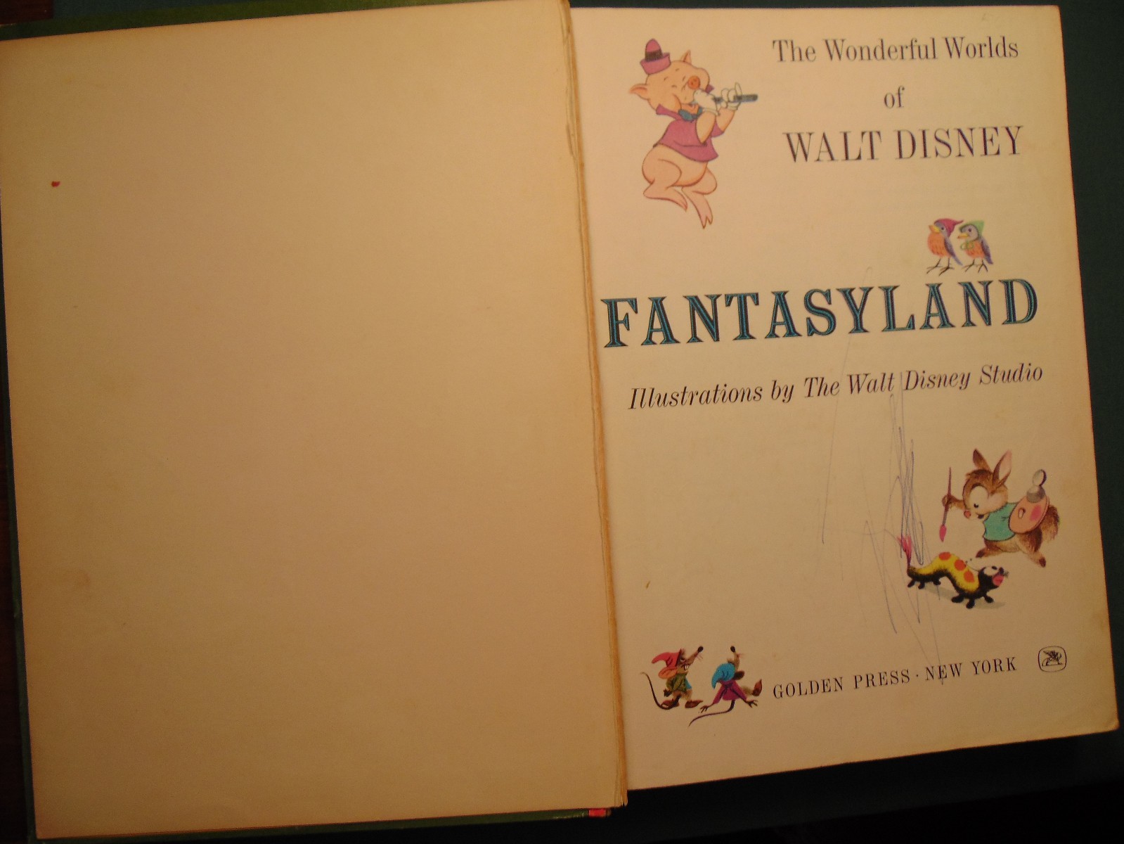 Walt Disney Fantasy Land, Illustrations by the Walt Disney Studio