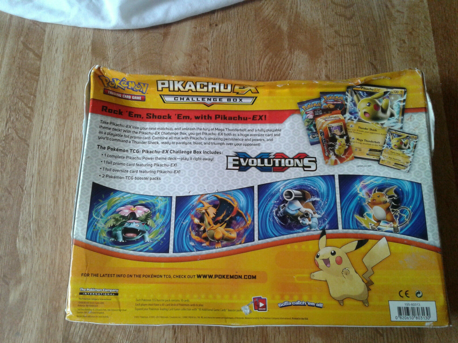 Pikachu EX Challenge Box