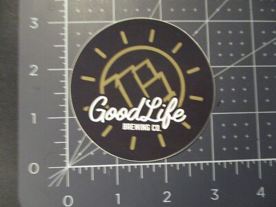 GOODLIFE BREWING Oregon good life descender circle STICKER craft beer brewery