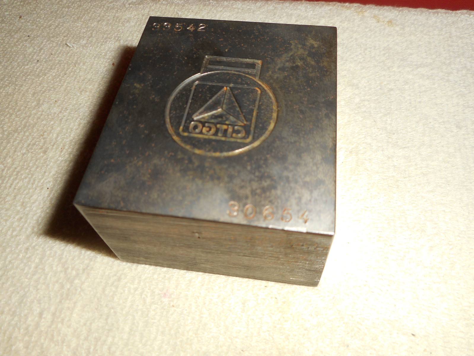 CITGO Gas FOB Jewelry Stamping Die Hub Hob Mold Hardened Steel Petroleum Emblem