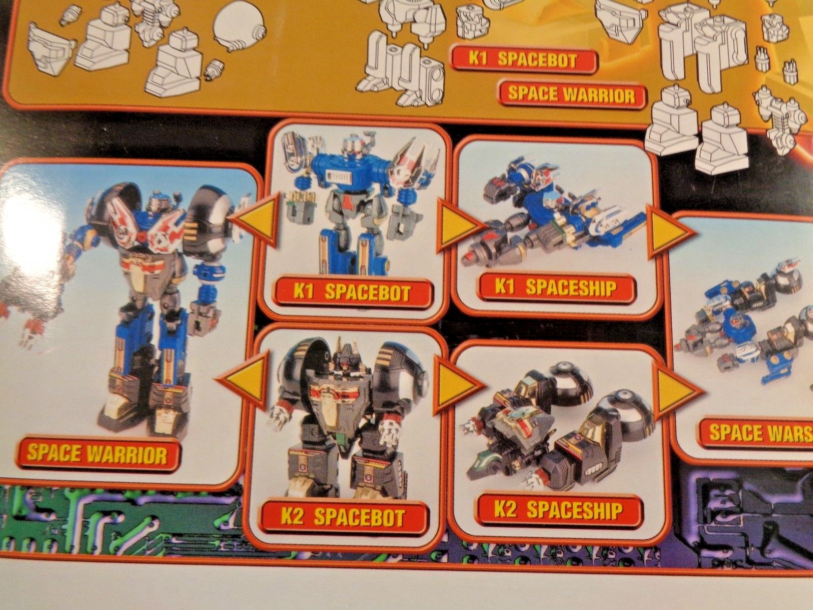 DELUXE SERIES II 2 SPACE BOT FIGURE TRANSFORMING ROBOT FIGURE BNIB