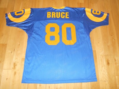 シャツ 90s'vintage los angeles rams foot jersey Vintage LA Rams Jersey Mens XL Blue Majestic NFL Play