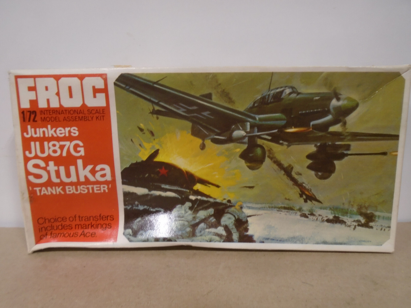 VINTAGE FROG #F195 1/72 SCALE JU87G STUKA TANK BUSTER NEW IN
