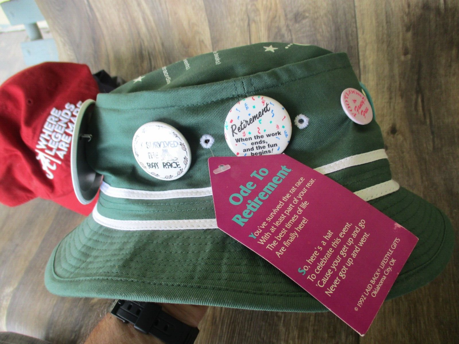 With 8 Retirement Pins Humorous Funny