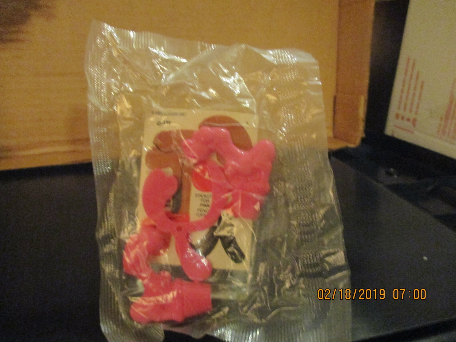 Kellogg's 1987 Odie Pink Pencil Topper,Collectible,Vintage,Toys&Hobbies,Cereal,