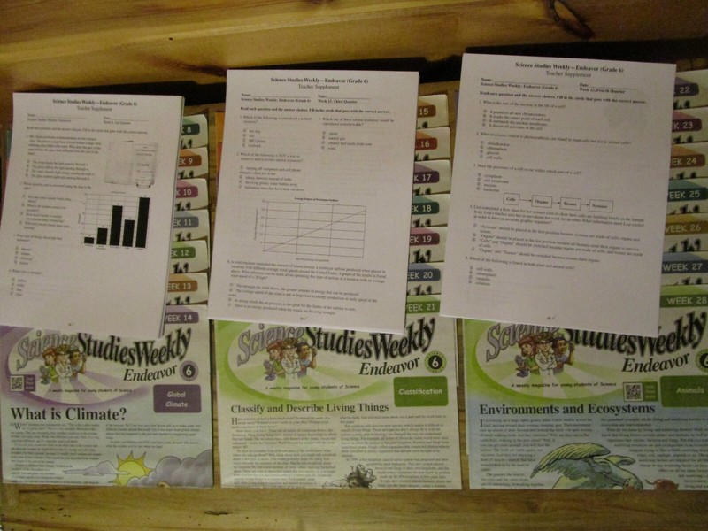 Science Studies Weekly Endeavor 6 Newspapers Weeks 8-28 Assessments &