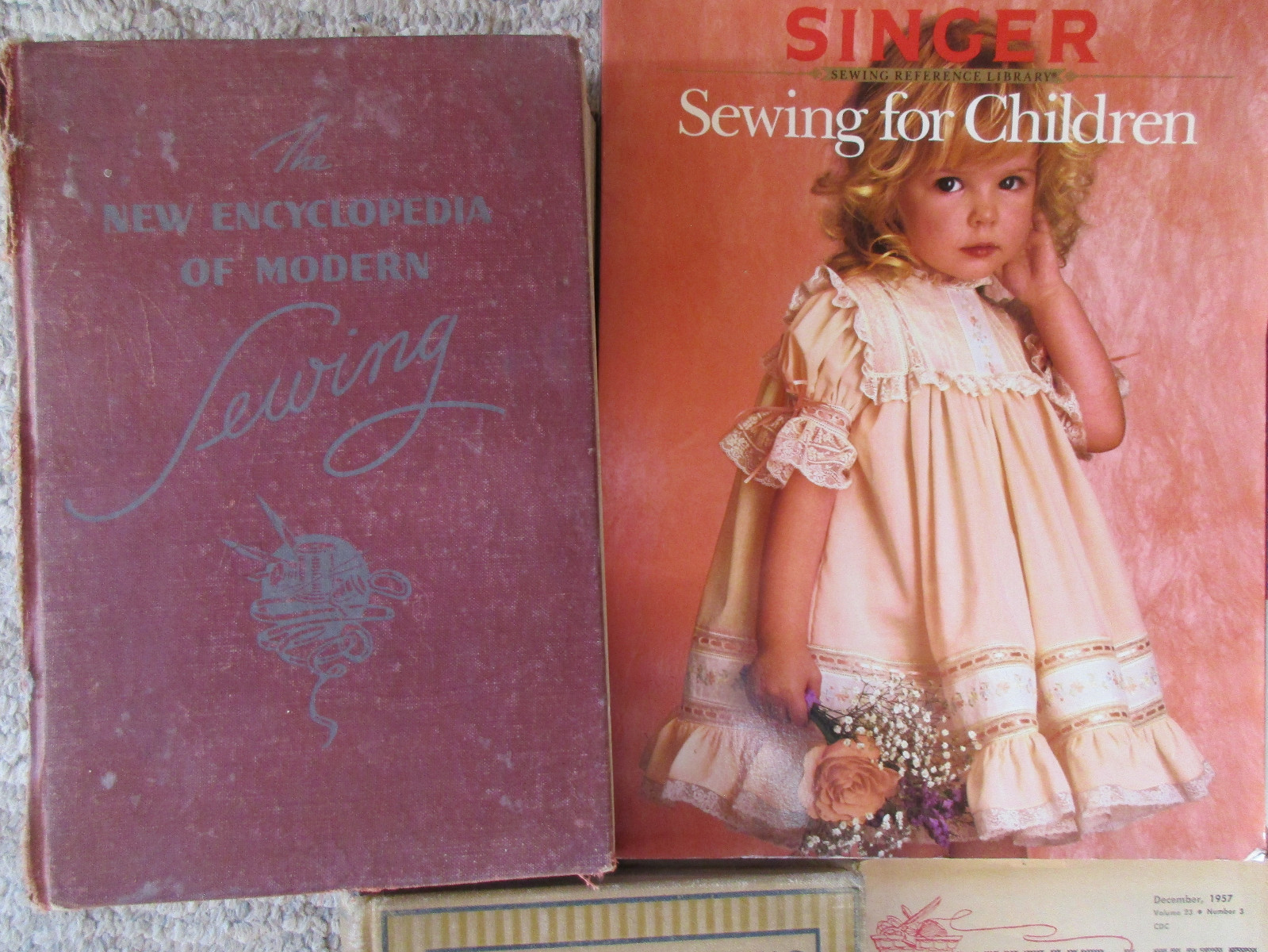 Sewing, Fabrics and Dress, Encyclopedia of Modern Sewing, 5 Books!