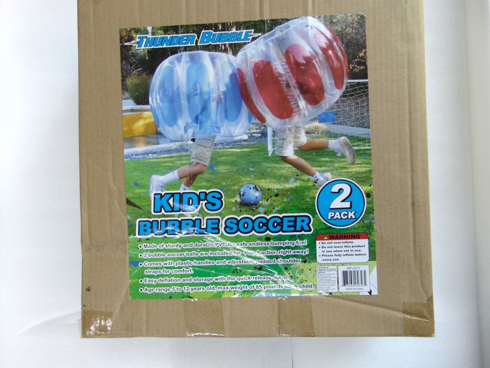 Sportspower Thunder Bubble Soccer Kids - Set of 2
