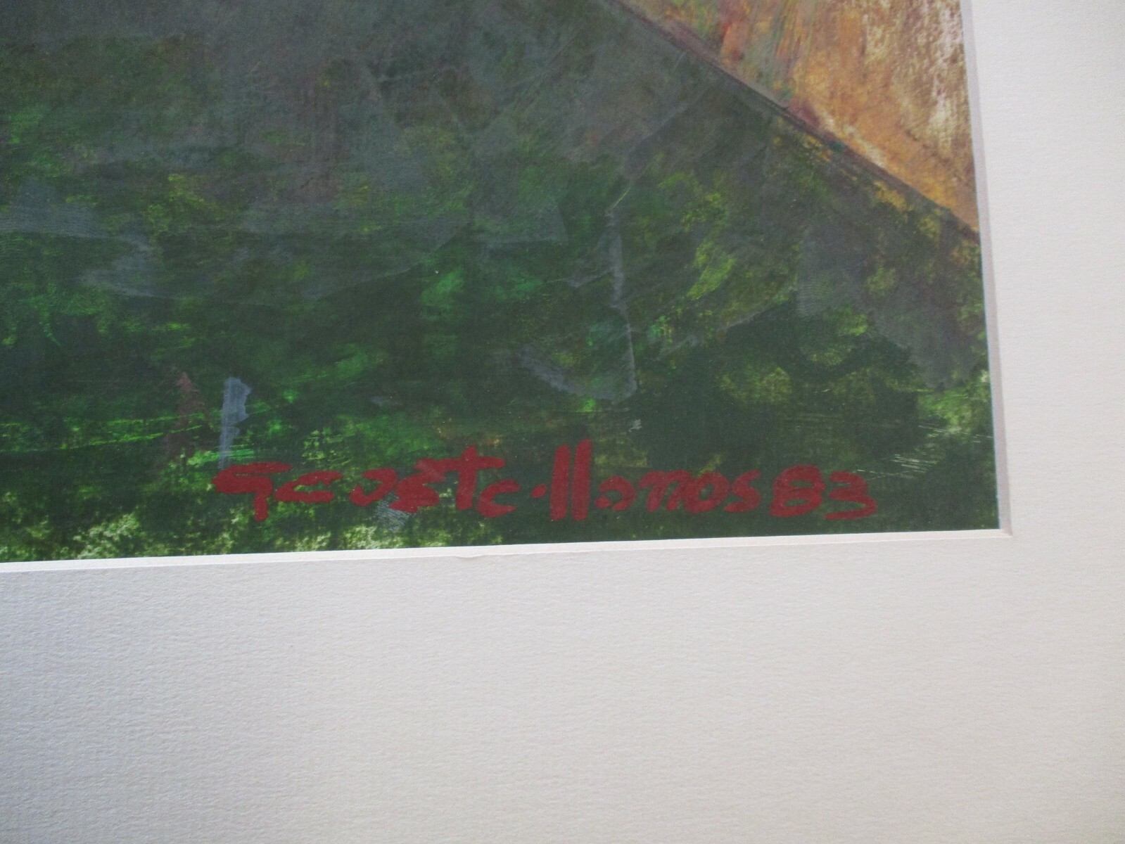 CASTELLANO  PAINTING CUBIST CUBISM WOMAN RARE SURREALISM MODERNISM EXPRESSIONISM