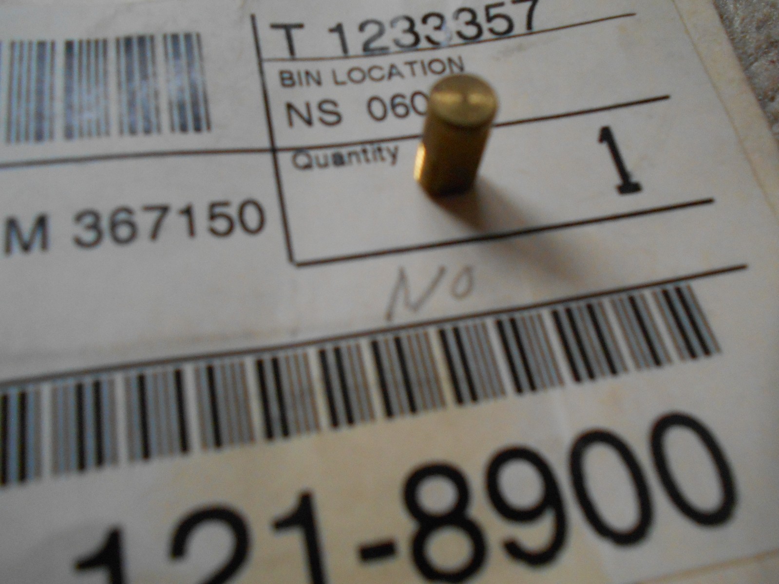 NEW OEM STIHL String Trimmer Carburetor Lever Pin FS 80/AV 4112-121-8900 brass