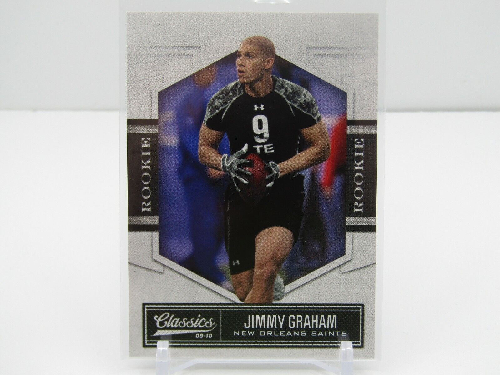JIMMY GRAHAM 2009-10 CLASSICS ROOKIE CARD! RC! #885/999! NEW ORLEANS SAINTS! . rookie card picture