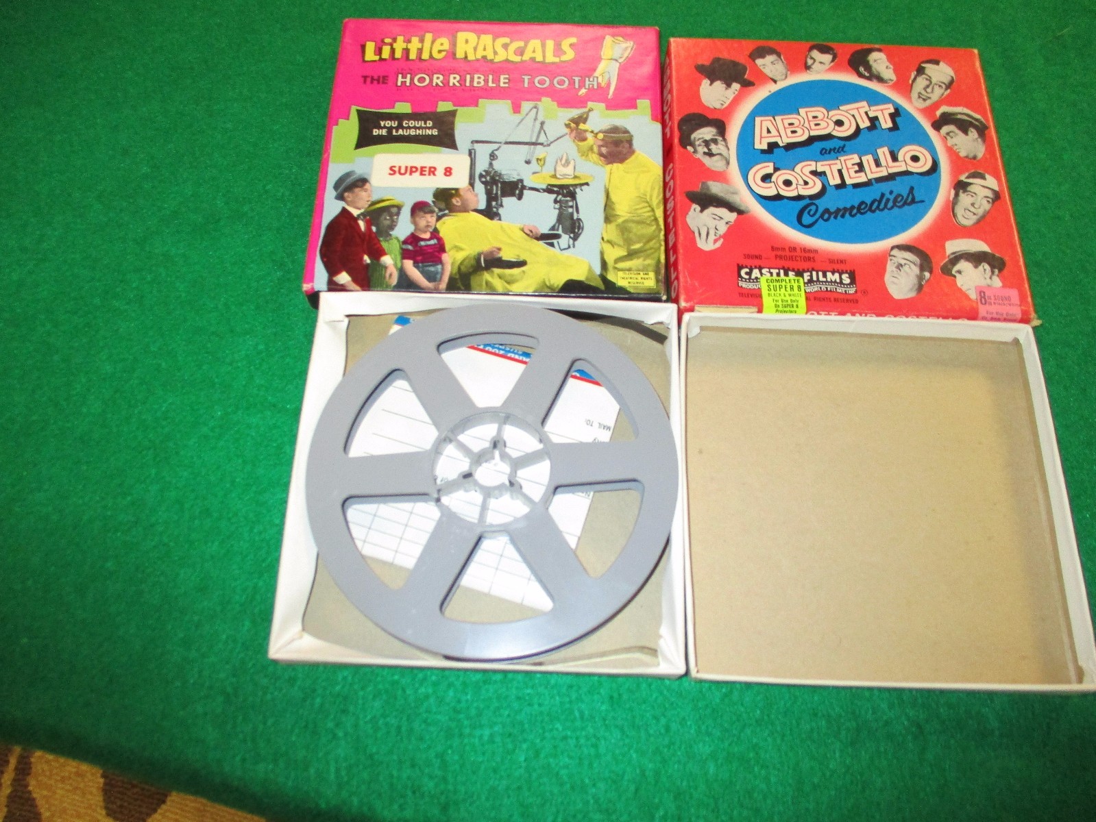Super 8 Abbott & Costello  And Little Rascals Boxes Only
