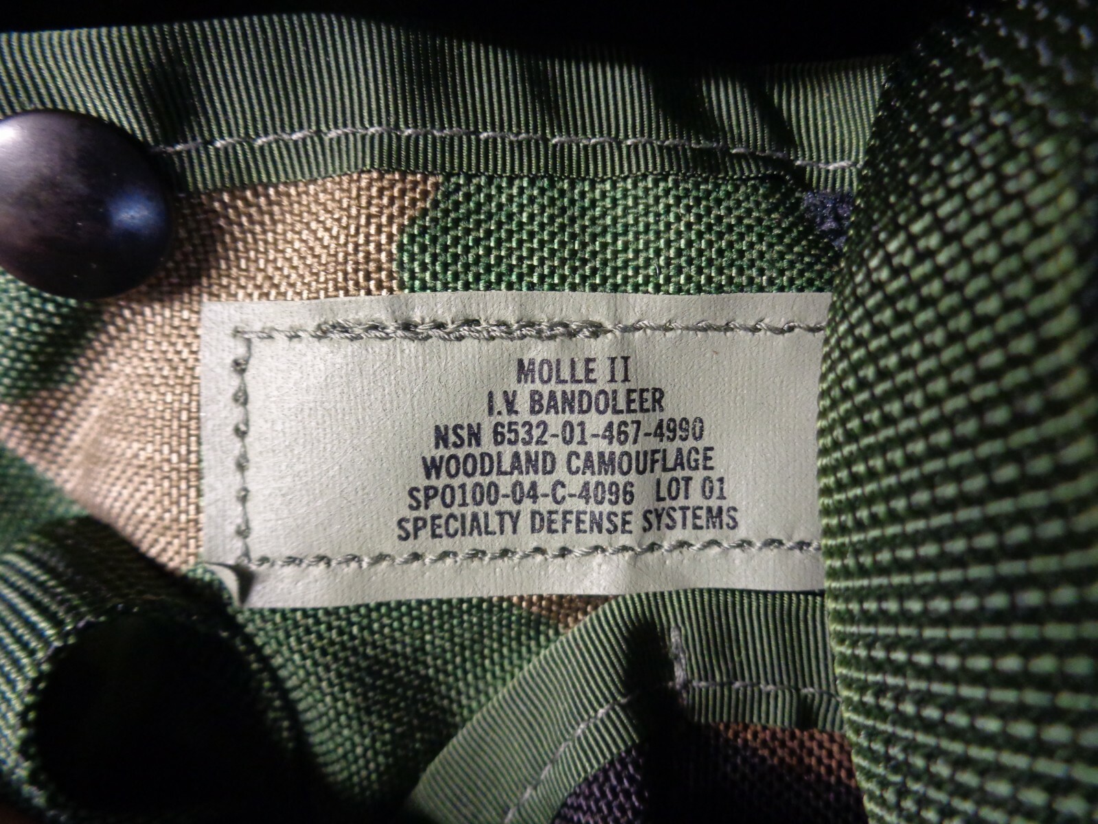 USGI MOLLE II Modular Lightweight Load-Carrying Equipment Medic Bag BDU Woodland