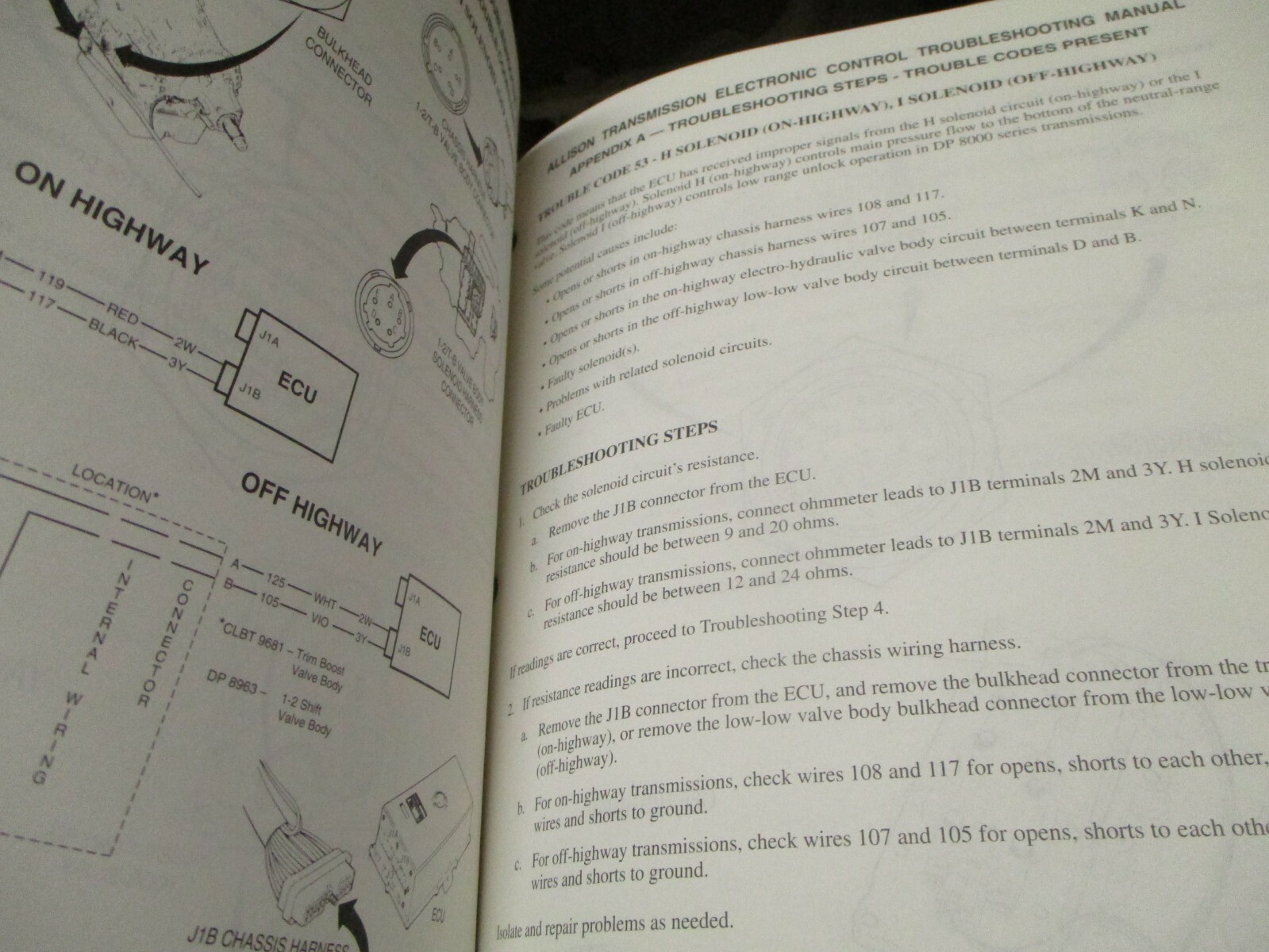 Allison Electronic Control Transmissions Service Manual