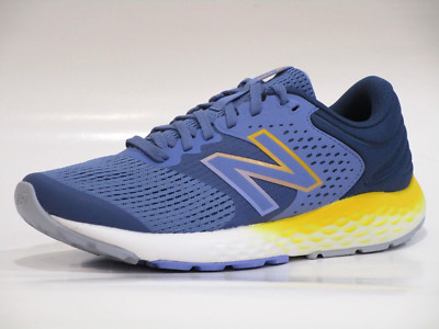New Balance Women's 520 V7 Running Sneaker Shoes, Blue/ Yellow