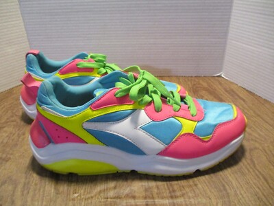 diadora whizz run lace up mens sneakers shoes casual multi 402816331743