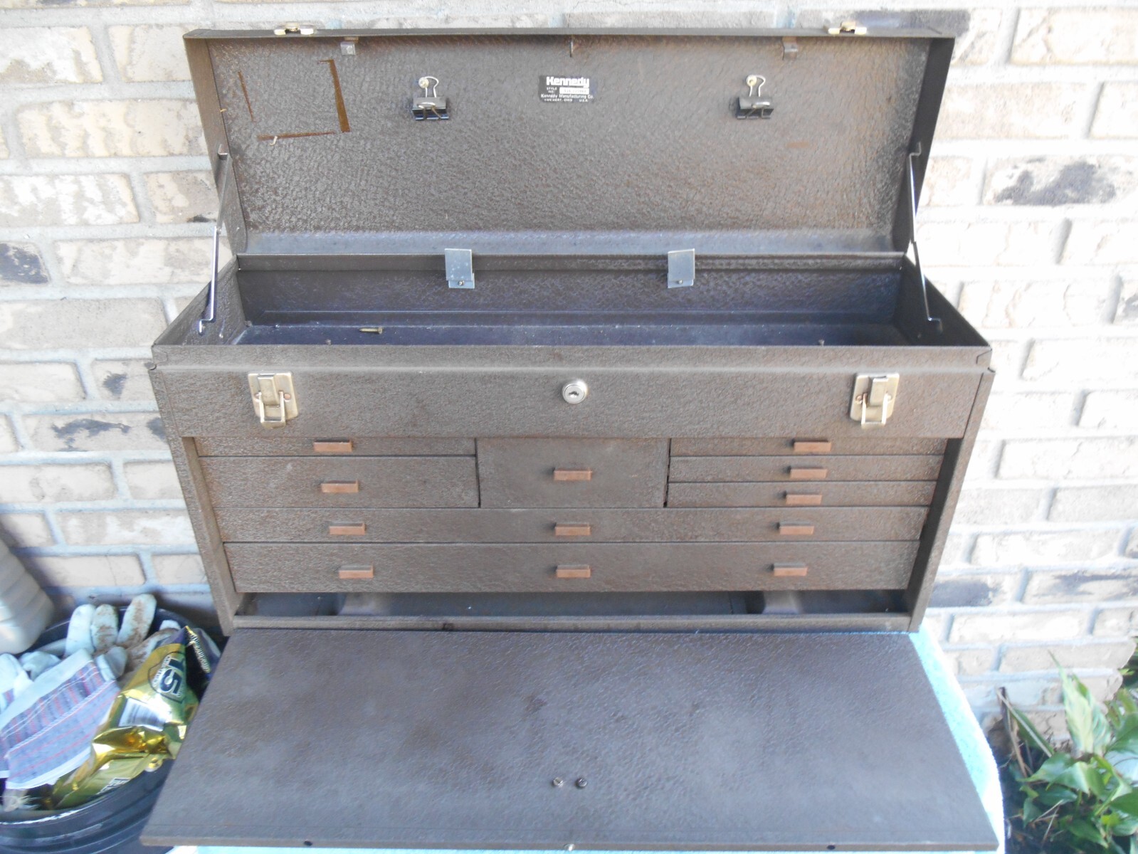 VINTAGE Kennedy MACHINISTS Tool Chest 526-225968 8 DRAWER | eBay