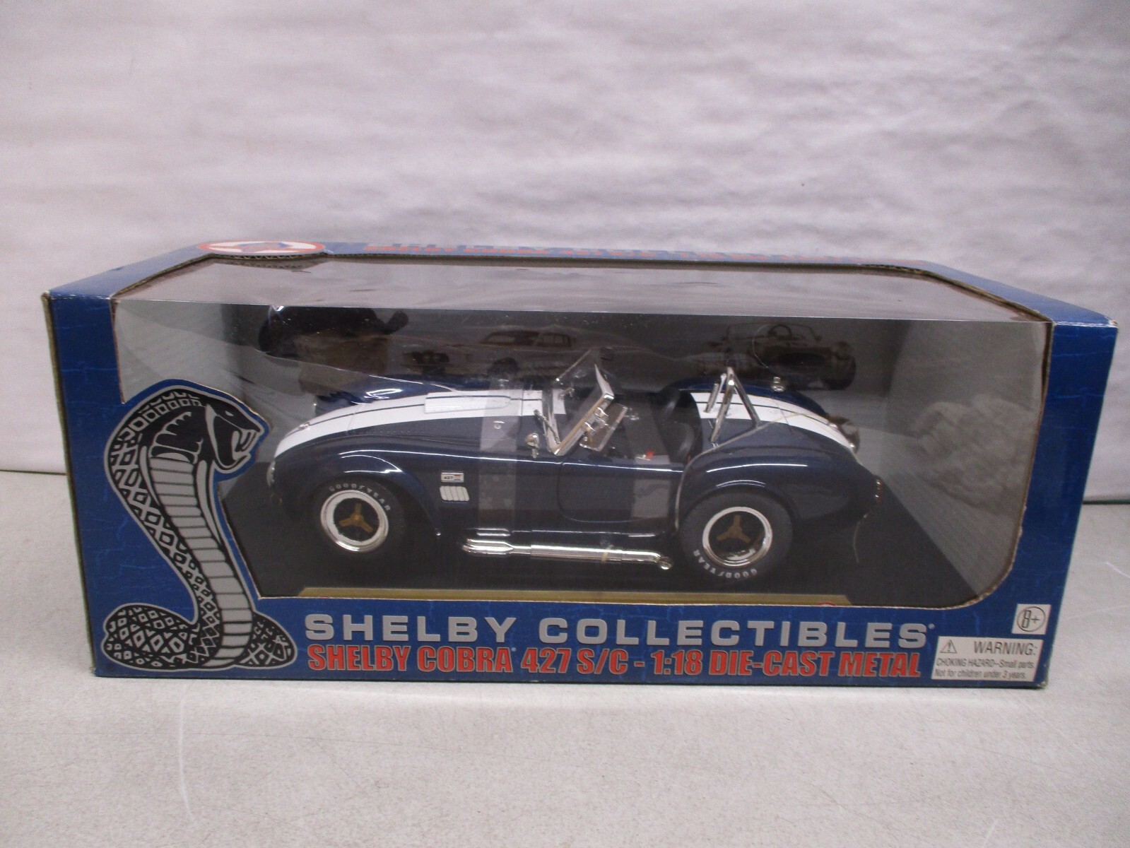 Shelby Collectibles Shelby Cobra 427 S/C 1/18 Blue | eBay