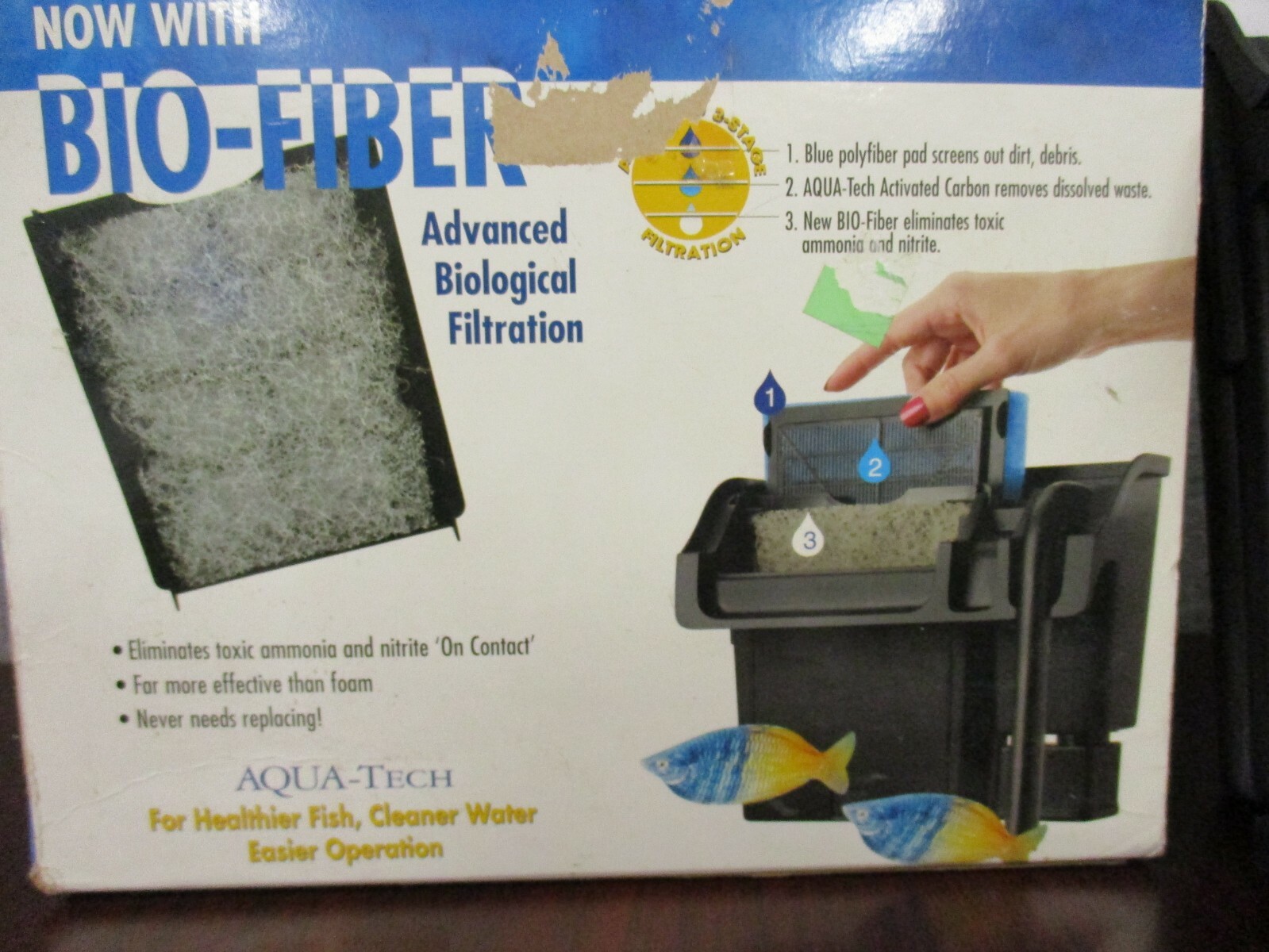 Aqua Tech 20-40 Gallon Aquarium Water Filter Cartridge Fish Tank Clean Pack New