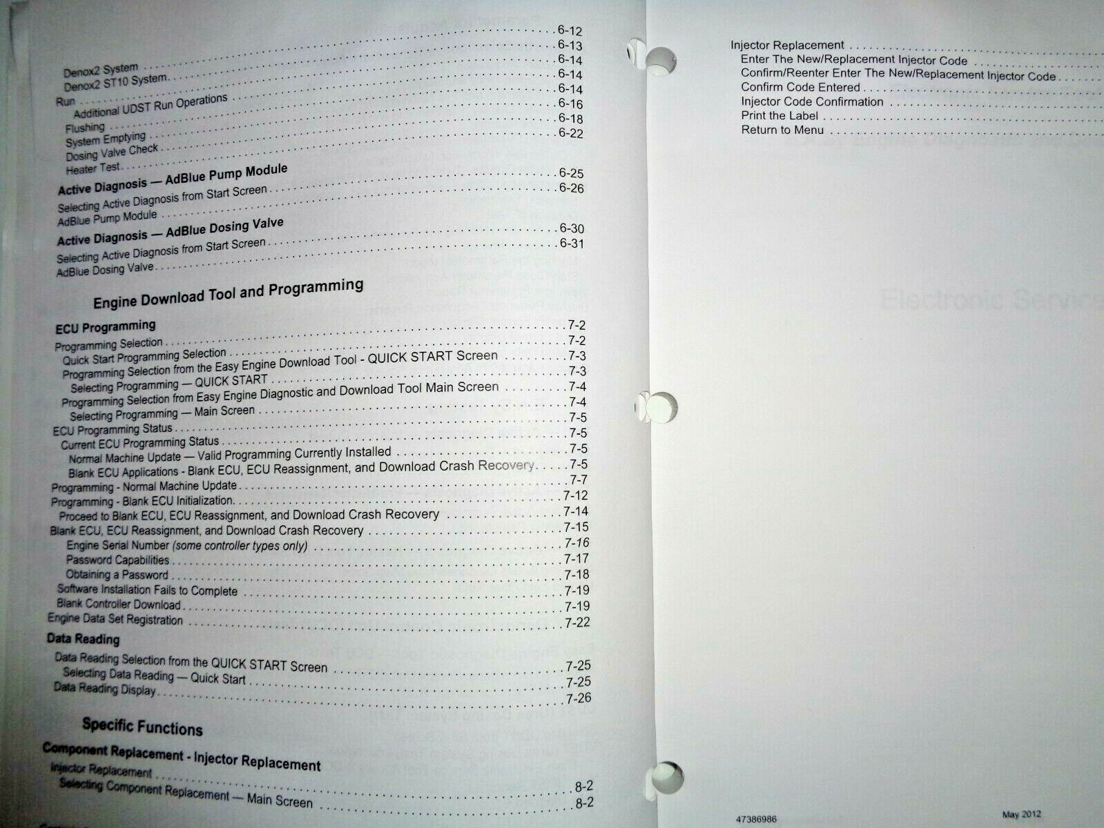 New Holland CNH Elec. Service Tool E.A.Sy Engine Diagnostic Download Tool Manual